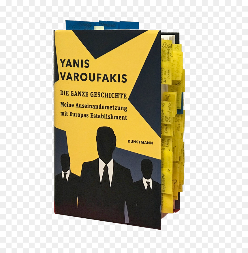 The Book With Many Memos - Adults In The Room: My Battle With Europe’s Deep Establishment, HD Png Download - mission impossible png