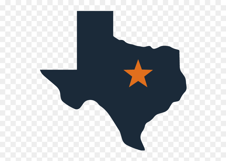 Texas Has The Second Largest Concentration Of Game - White Texas Transparent, HD Png Download - texas state flag png