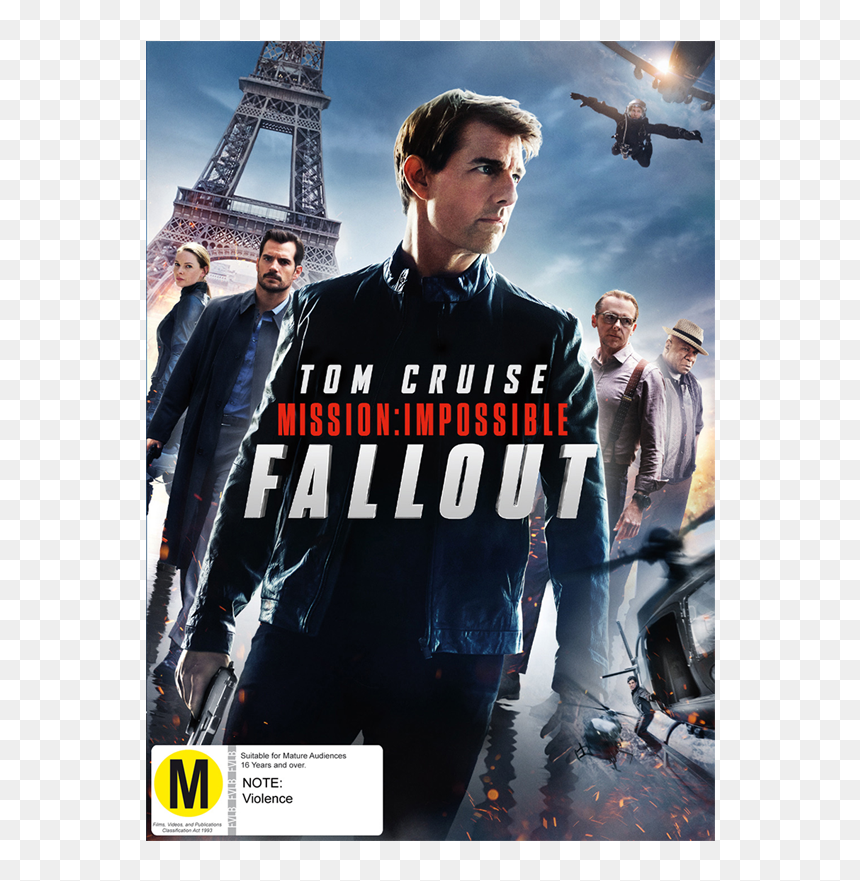 9317731146350 Mission Impossible 6 Fall Out Dvd, HD Png Download - mission impossible png