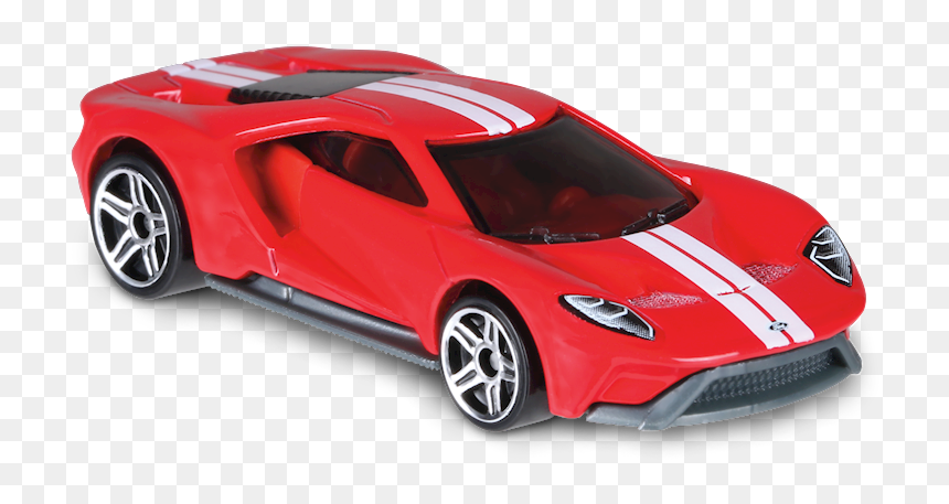 Hw Exotics Hot Wheels Ford Gt Red, HD Png Download - hot wheels car png
