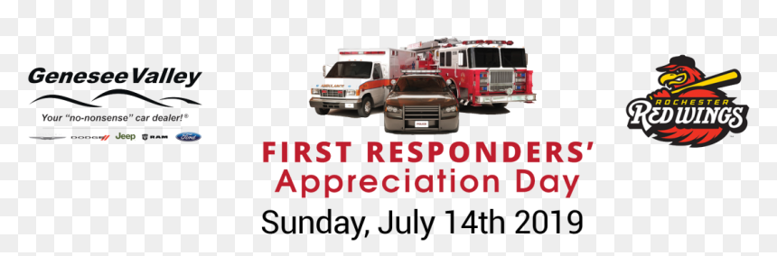 Genesee Valley, First Responders Appreciation, And - Emergency First Responder Appreciation Day, HD Png Download - first responders png