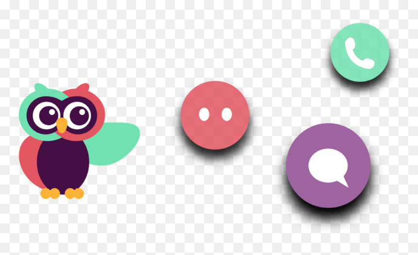 Owl Calls Logo-04, HD Png Download - big bird face png