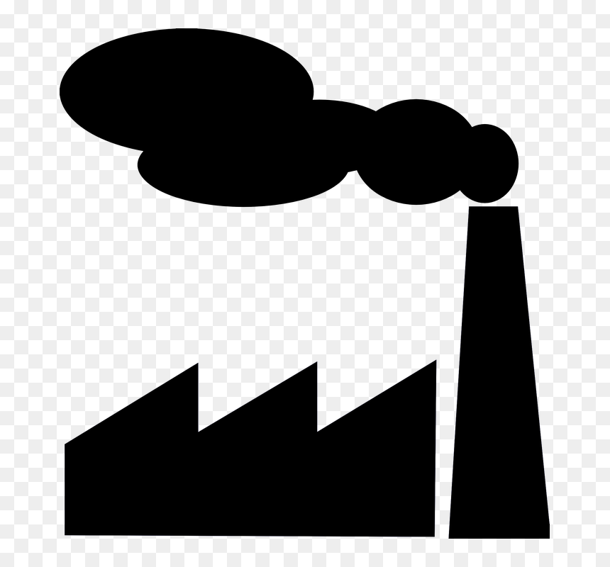 Factory Clip Art Png, Transparent Png - smoke silhouette png