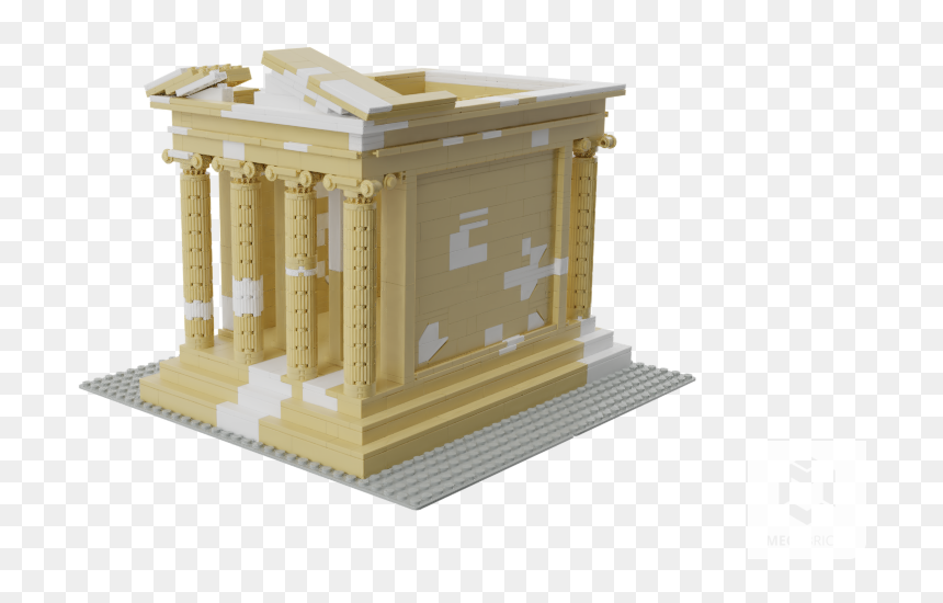 Greek Temple Lego Instruction, HD Png Download - nike .png