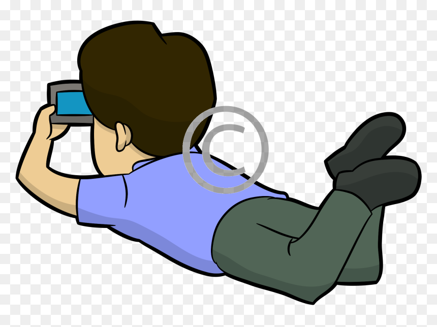 Cartoon Guy With Phone, HD Png Download - smart phones png