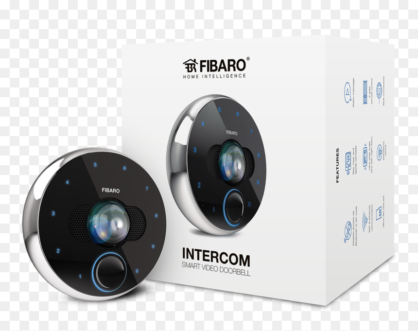 Fibaro Intercom Smart Doorbell Camera 1 - Fibaro Intercom, HD Png Download - intercom png
