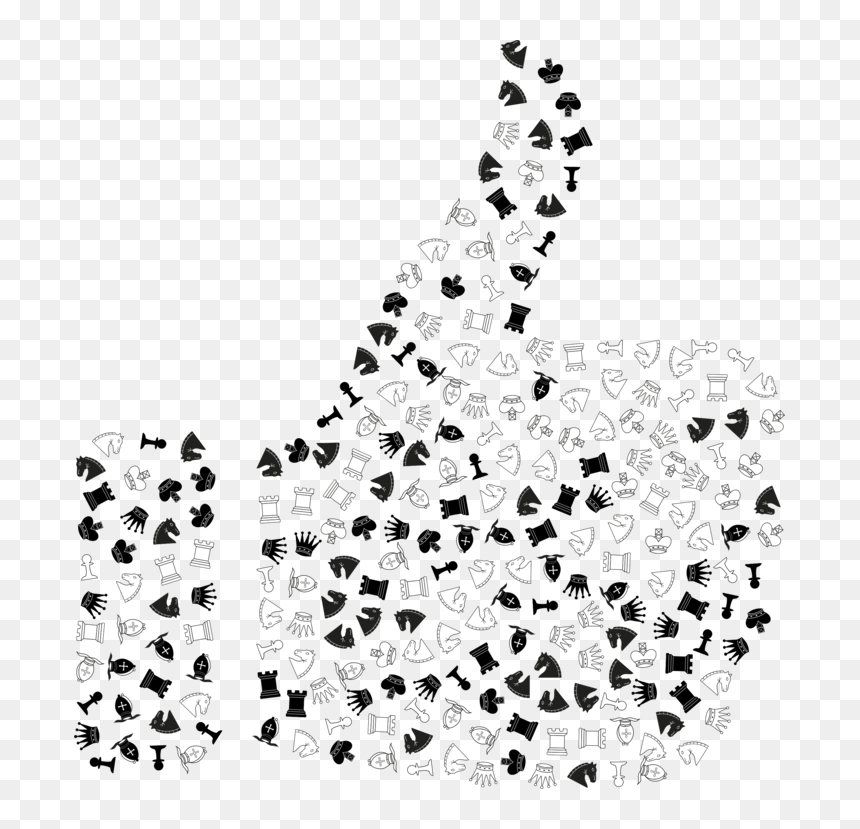 Line, HD Png Download - white thumbs up png