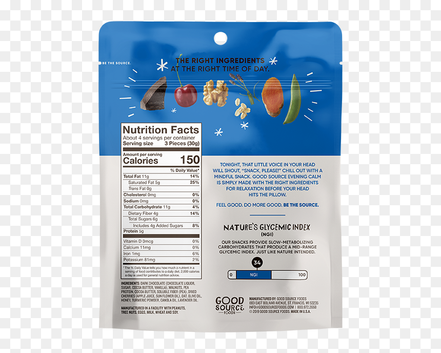 Good Source 4 0 Bag Evening Back - Brochure, HD Png Download - focos png