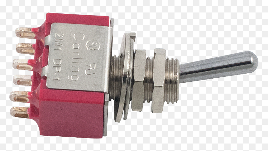 Carling, Mini Toggle, Dpdt, 2 Position Image - 2 Position Switch, HD Png Download - toggle switch png