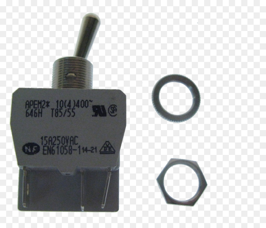 Power / Toggle Switch Ø12mm 16a 250v - Electronic Component, HD Png Download - toggle switch png