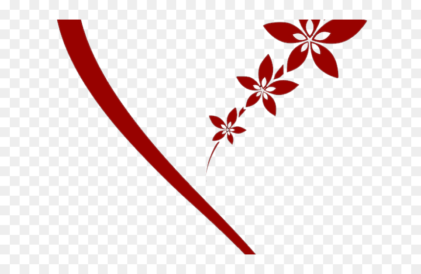 Wedding Heart - Heart And Flower Wrist Tattoos, HD Png Download - wedding art png