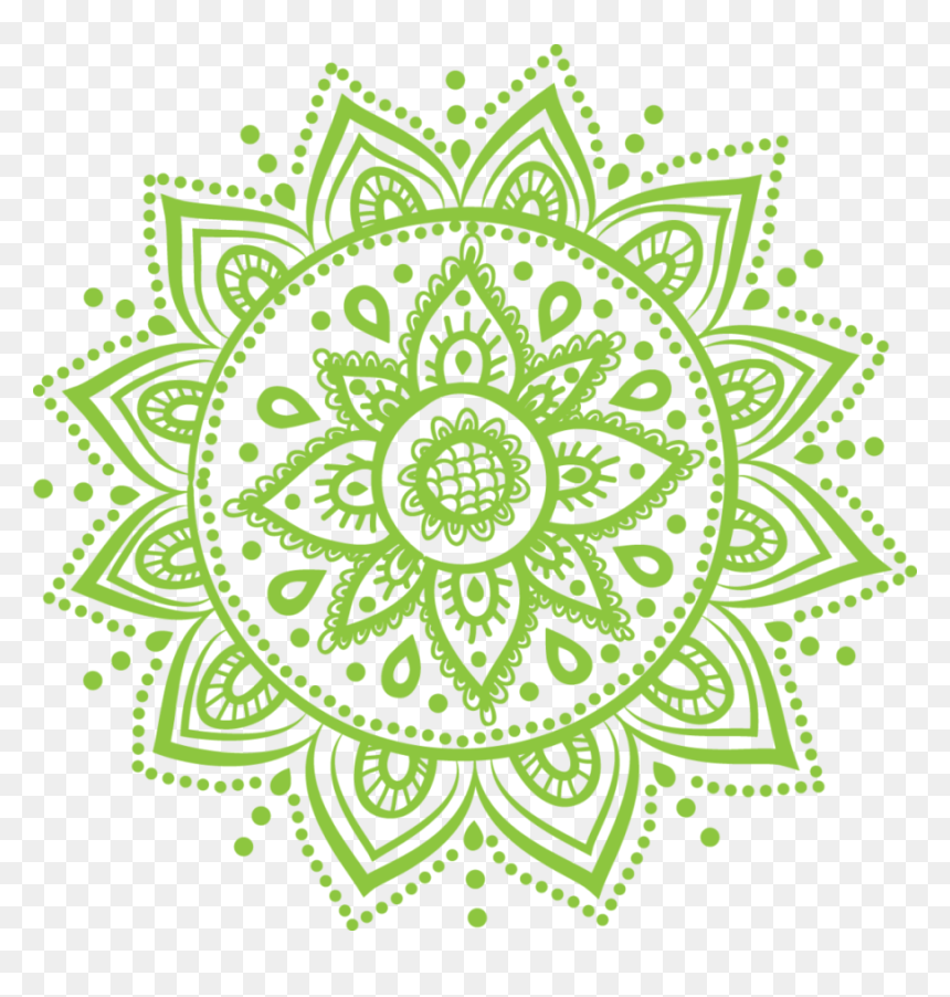 Heart Chakra Anahata Mandala, HD Png Download - mandala png transparent