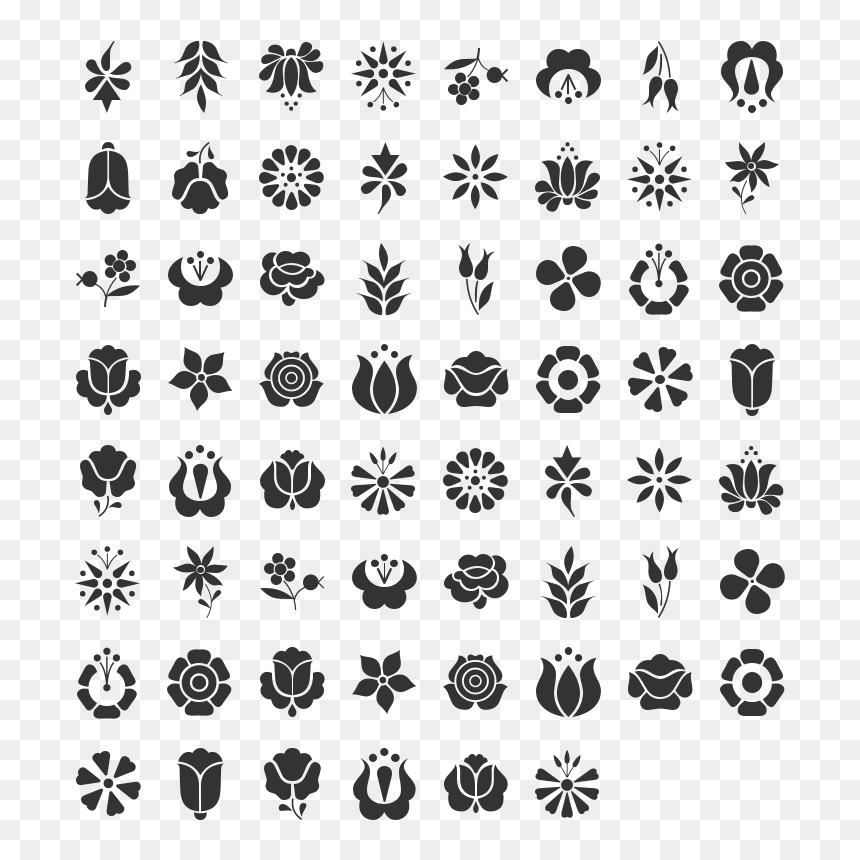 Kalocsai Flowers, HD Png Download - henna design png