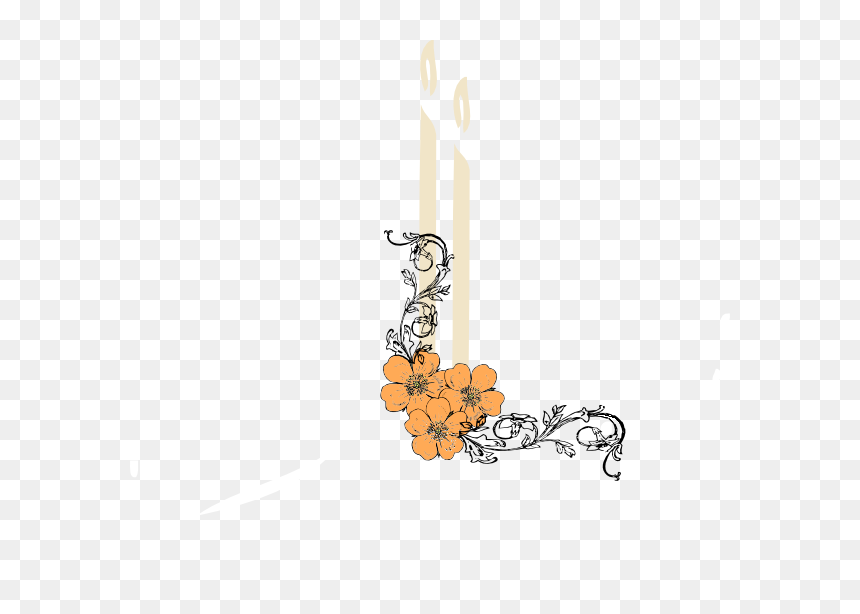 Candle Png Funeral - Memorial Candle Clip Art, Transparent Png - candle silhouette png