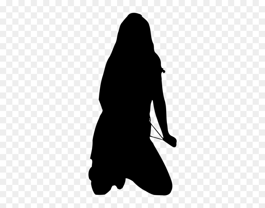 Silhouette Computer Icons Clip Art - Woman Silhouette Free Stock, HD Png Download - people falling png