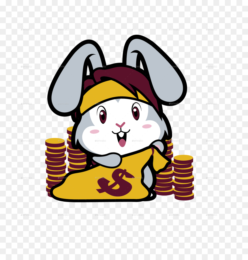 Cartoon, HD Png Download - bunny vector png