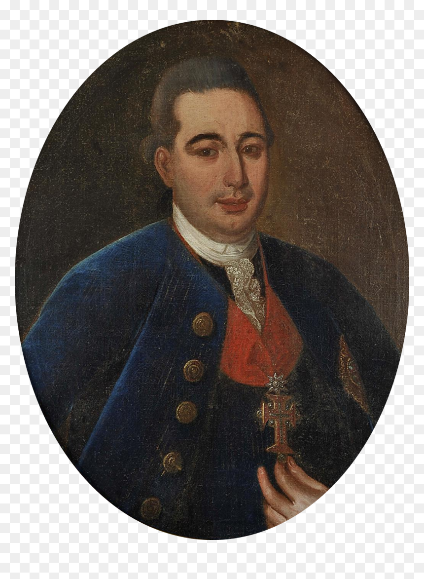 Retrato De Fidalgo Com Cruz Da Ordem De Cristo - Português Fidalgo, HD Png Download - cruz de cristo png