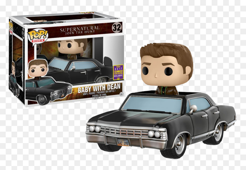 Baby With Dean Funko Pop Rides Vinyl Figure - Funko Pop Supernatural, HD Png Download - supernatural impala png