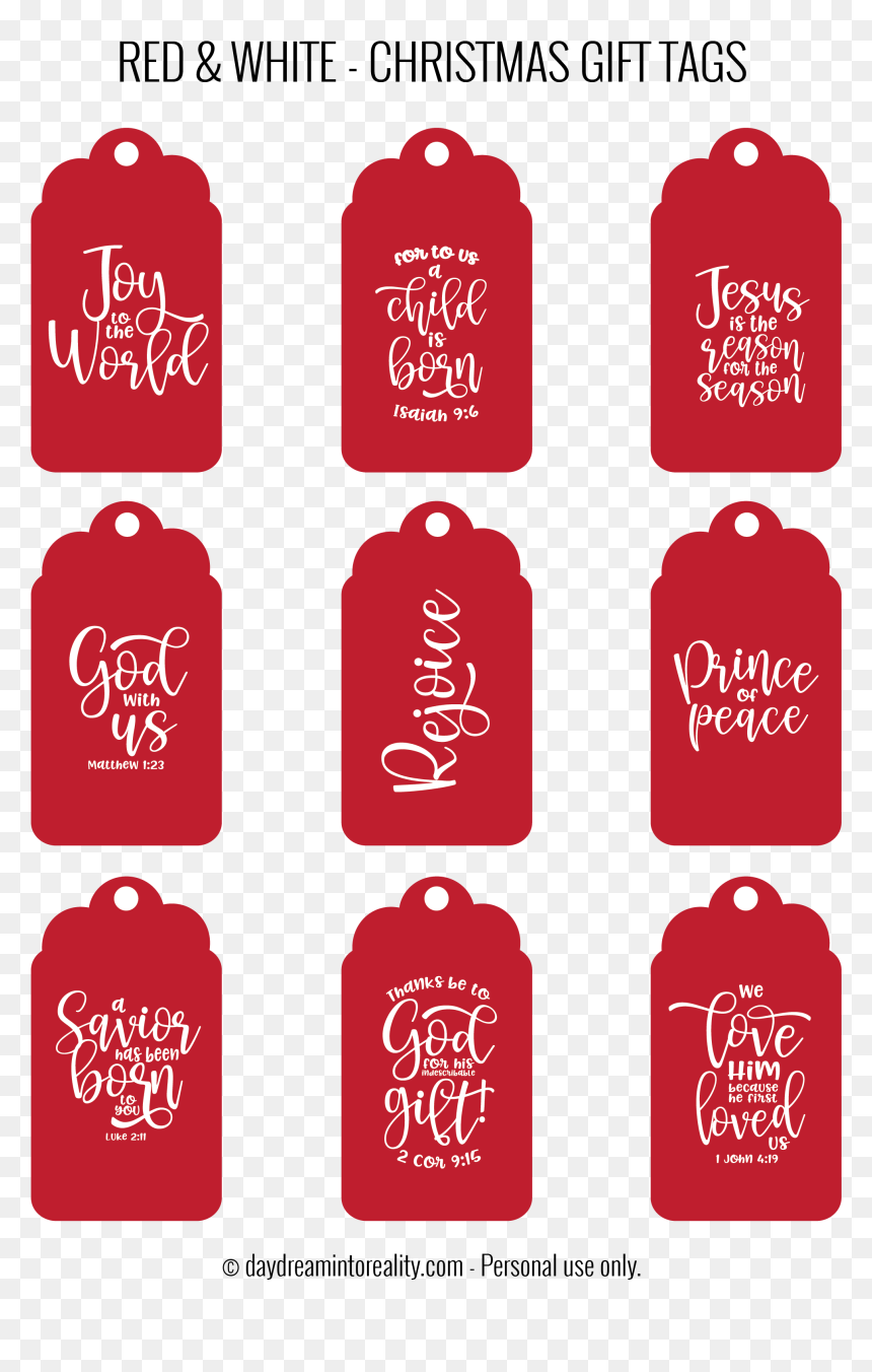Gift Tags Christmas Blue, HD Png Download - png tags