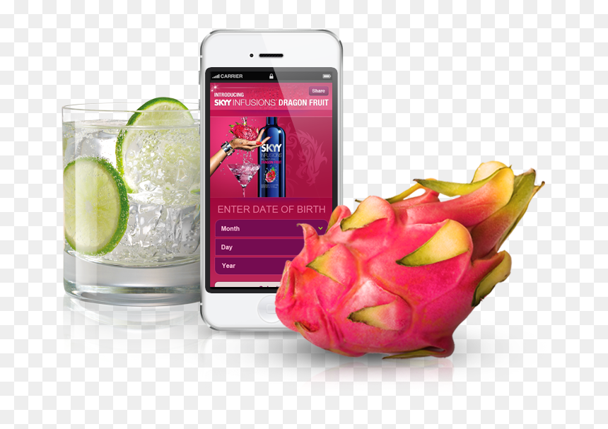 Pitaya, HD Png Download - skyy vodka png