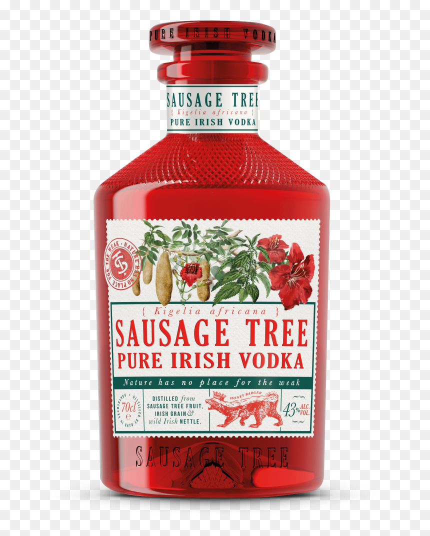 Sausage Tree Vodka - Sausage Tree Pure Irish Vodka, HD Png Download - skyy vodka png