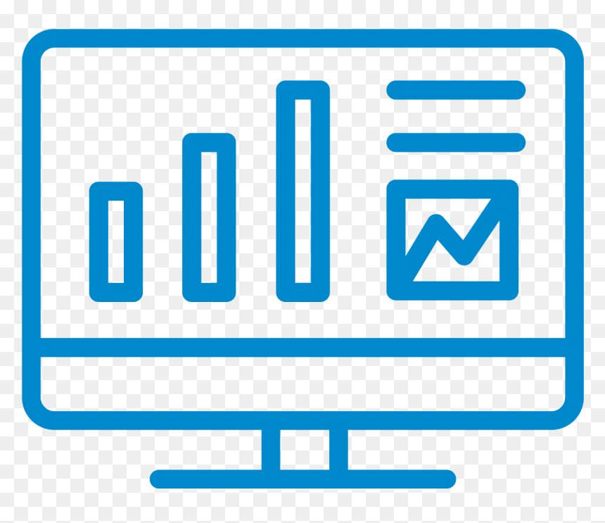 Investments Analytics Icon, Laptop With Charts - Png Logo Icon Technology, Transparent Png - investment icon png