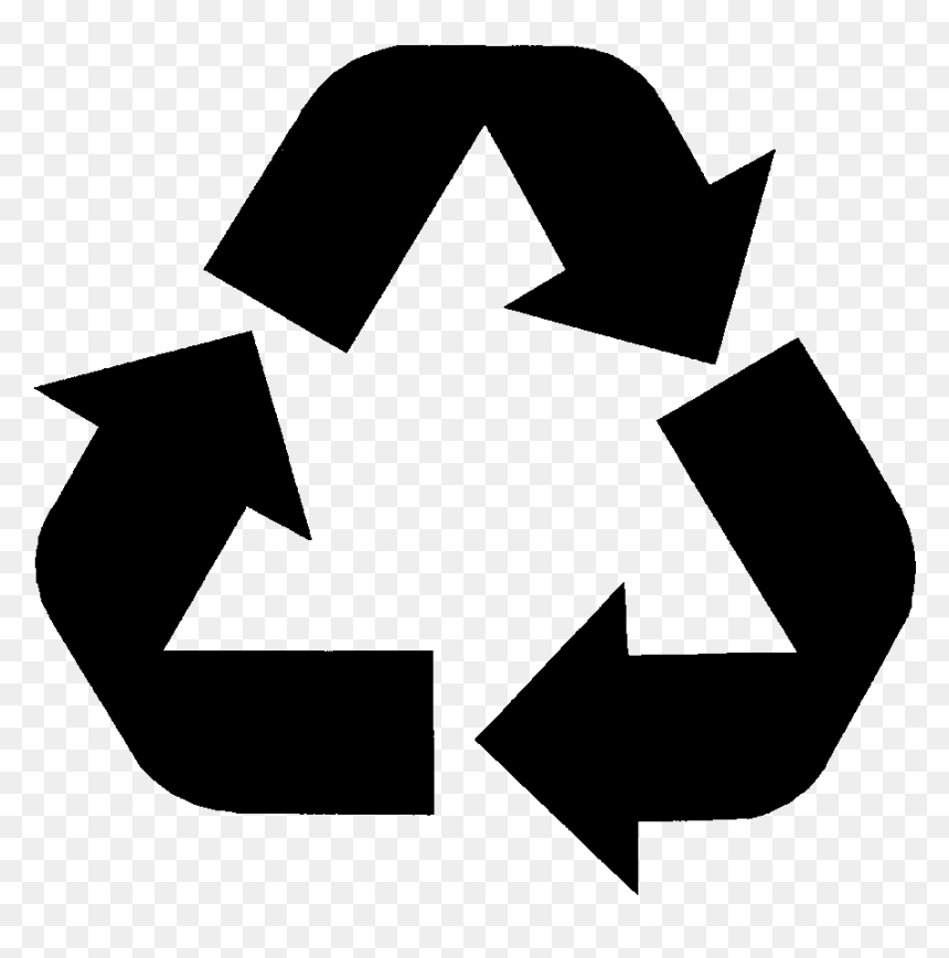 Recycling Northern Neck Green - Recycling Symbol, HD Png Download - white recycle symbol png