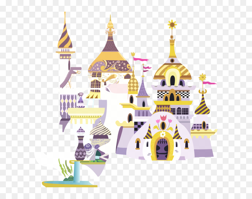 Canterlot, HD Png Download - castle window png