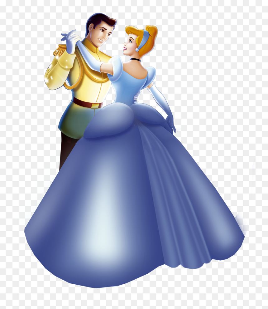 Transparent Principe Png - Cartoon Cinderella And Prince, Png Download - principe png