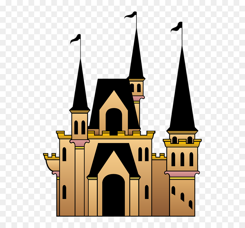 Cartoon Castle Png Transparent, Png Download - castle window png