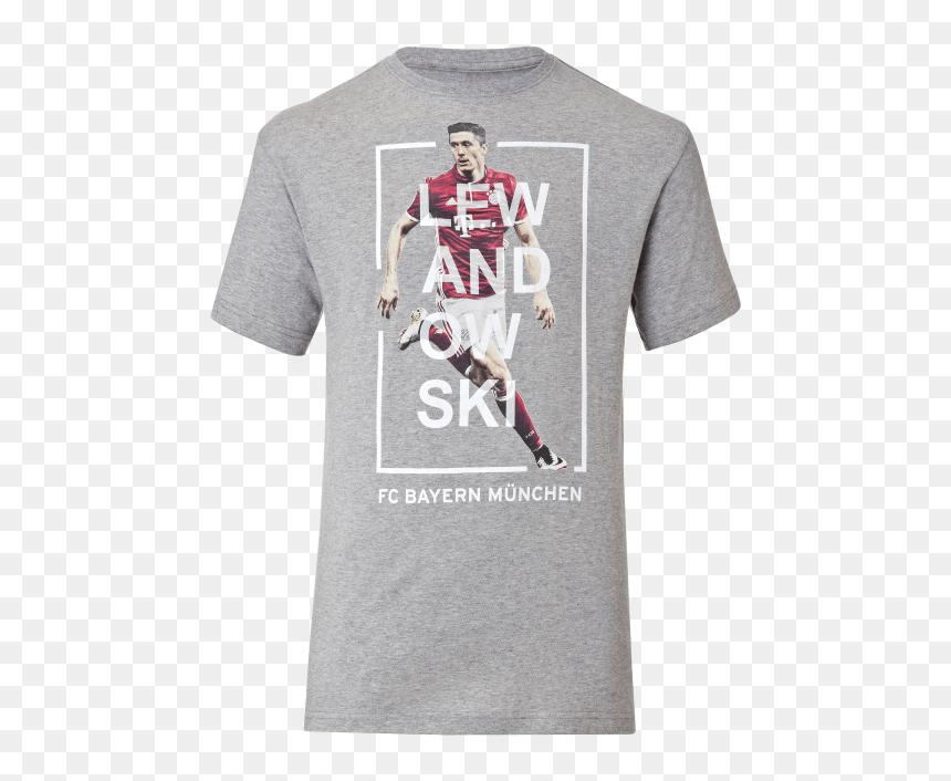 Player T-shirt Lewandowski - T Shirt Lewandowski, HD Png Download - robert lewandowski png