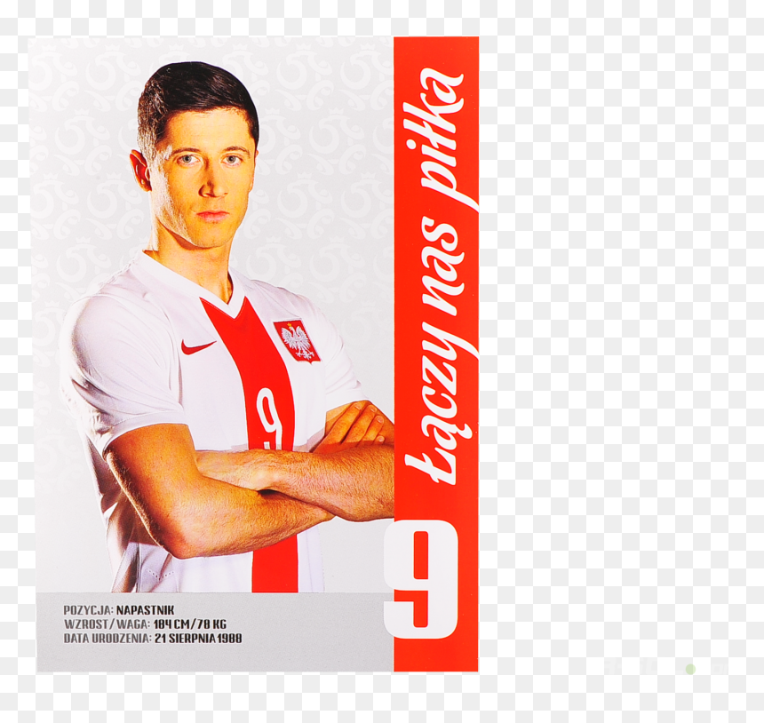 Collector Card Pzpn Robert Lewandowski Kkprls - Karta Kibica Robert Lewandowski, HD Png Download - robert lewandowski png