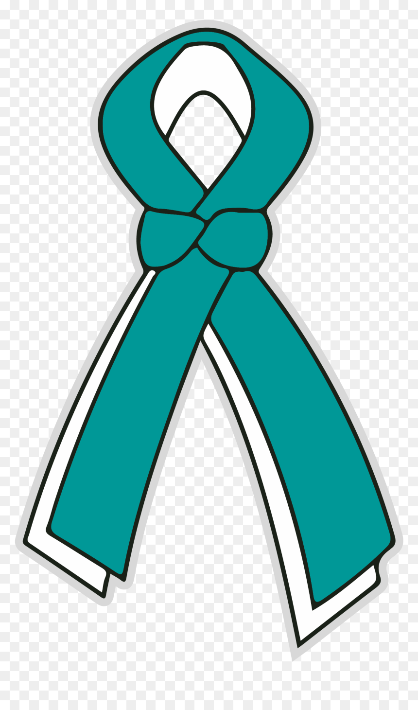 Anti Drug Ribbon Singapore , Transparent Cartoons - Anti Drug Ribbon Singapore, HD Png Download - ovarian cancer ribbon png