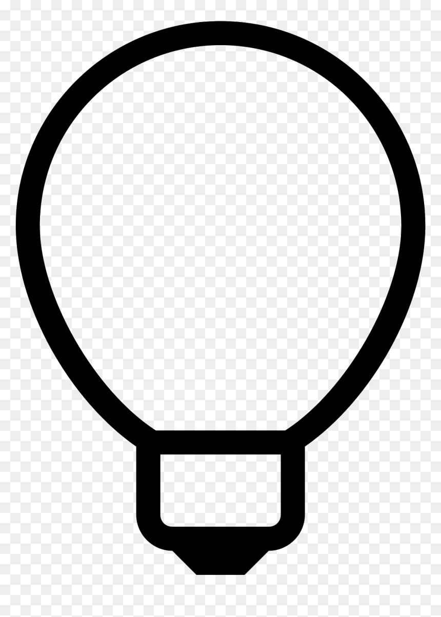 Light Icon Itus A Logo Of Globe Bulb Reduced To A Light - Incandescent Light Bulb, HD Png Download - light bulb png icon