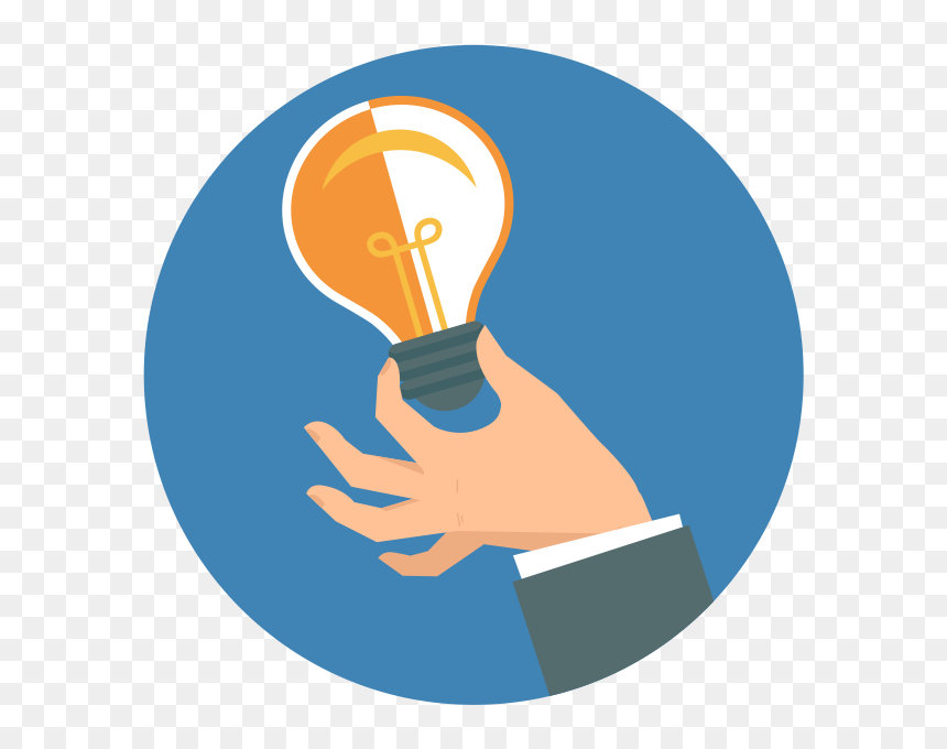 Illustration, HD Png Download - light bulb png icon