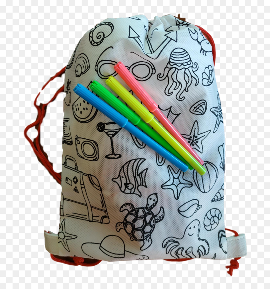 Lote 10/20/30 Mochilas Infantiles Playa Para Colorear - Lotes Mochilas Para Colorear, HD Png Download - regalos de cumpleaños png
