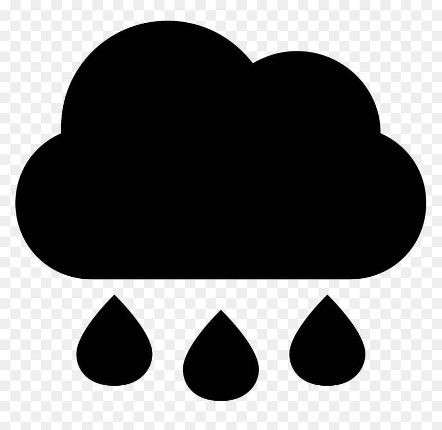 Clipart Rain Dark Cloud - Dark Cloud Icon, HD Png Download - gota png
