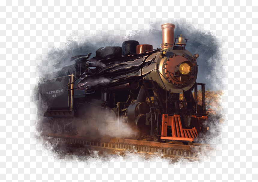 Essex County Express, HD Png Download - train smoke png