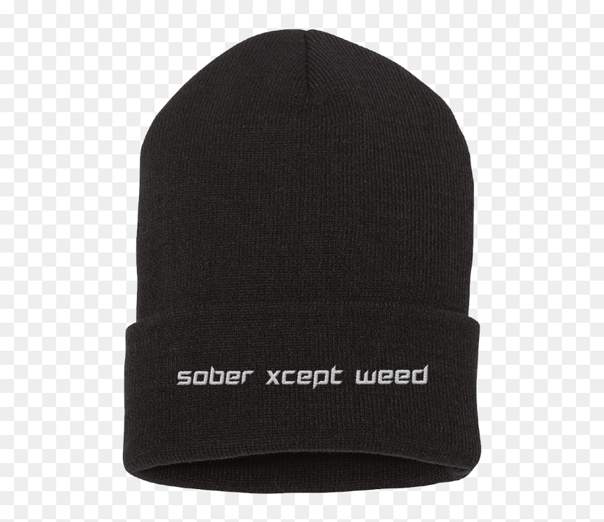 Sober Xcept Weed Beanies - Beanie, HD Png Download - weed hat png