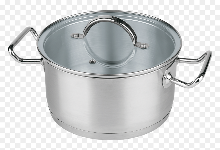 Olla Acero Inoxidable Con Tapa - Lid, HD Png Download - confeti y serpentinas sin fondo png