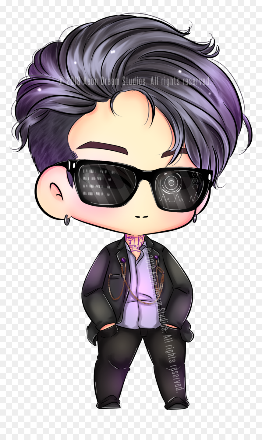 Aeon Dream Studios The First To The Edge Of The Sky - Edge Of The Sky Bts, HD Png Download - bts chibi png