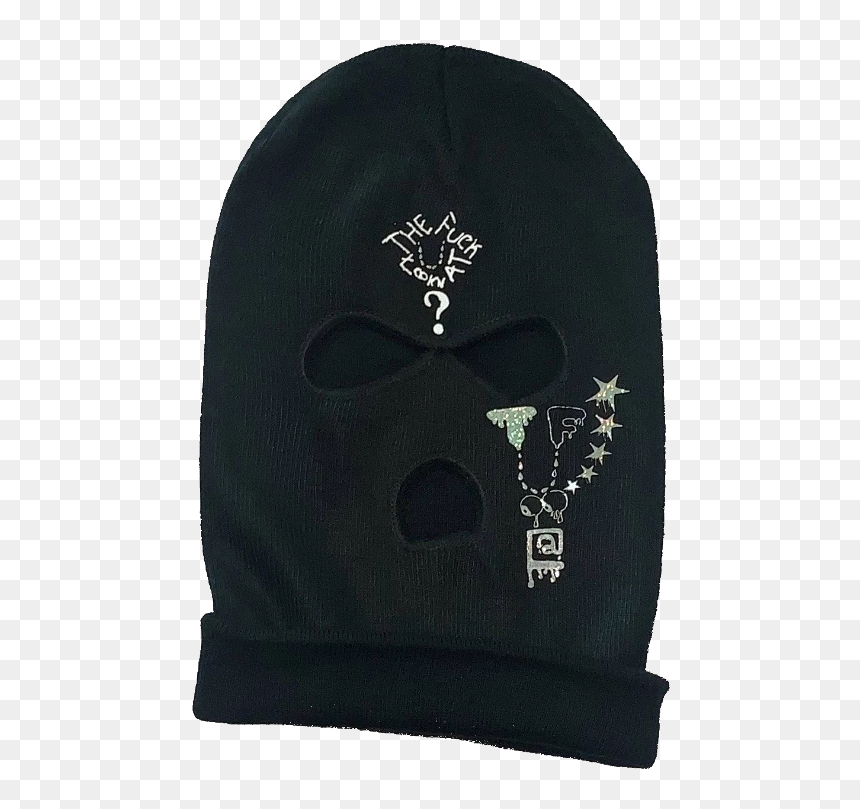 Knit Cap, HD Png Download - black ski mask png