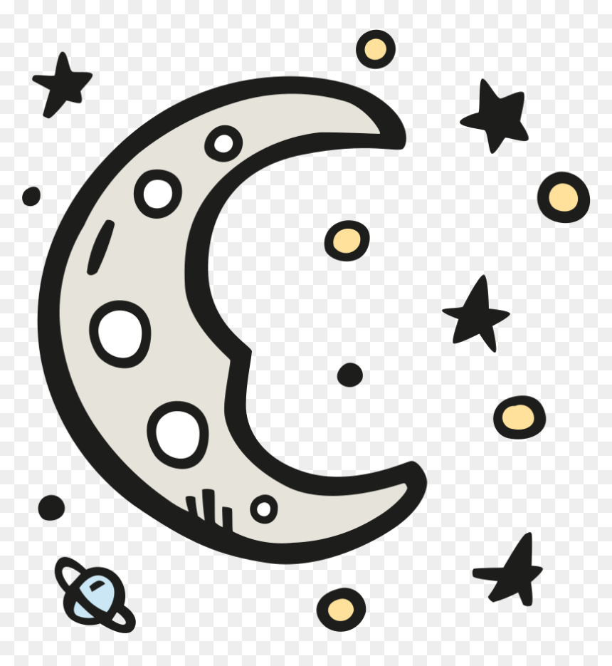 Moon Dreamy Icon - Dreamy Icons, HD Png Download - moon outline png