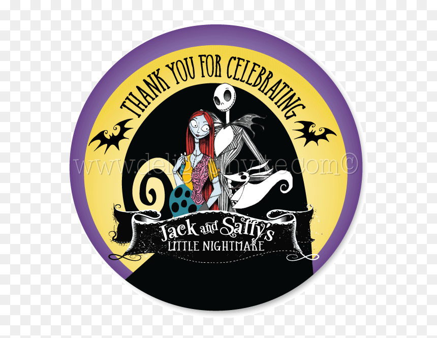 Nightmare Before Christmas Baby Shower Favor Tags - Nightmare Before Christmas Sally And Baby, HD Png Download - jack png