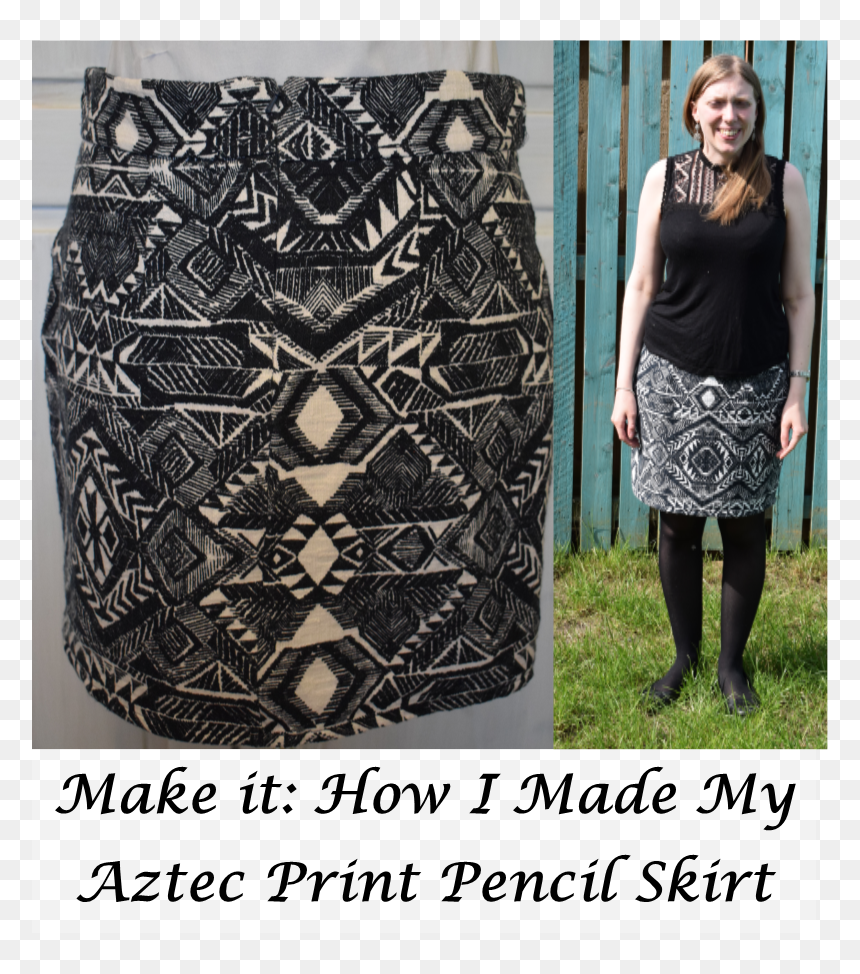 Pencil Skirt, HD Png Download - aztec pattern png