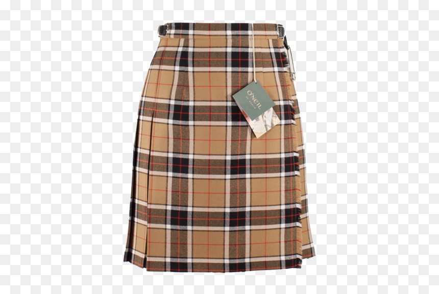 Camel & Black Mini Kilt - Tennis Skirt, HD Png Download - kilt png