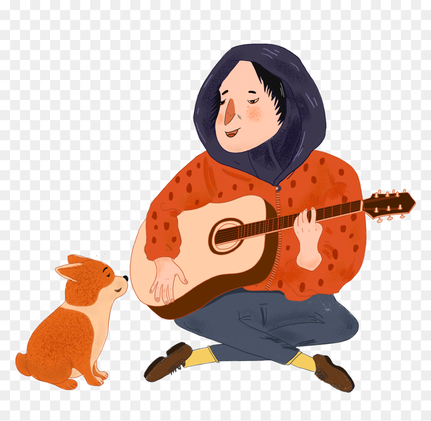 Hand Gezeichnet Illustration Karikatur Mädchen Png - Hand Drawn Illustration Character, Transparent Png - female hand png