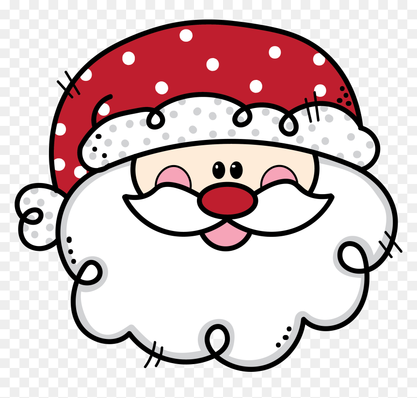 Santa-claus - Twas The Night Before Christmas Poem Verse, HD Png Download - santa claus face png