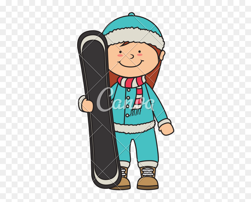 Girl Snowboarding Png - Vector Graphics, Transparent Png - snowboarding png