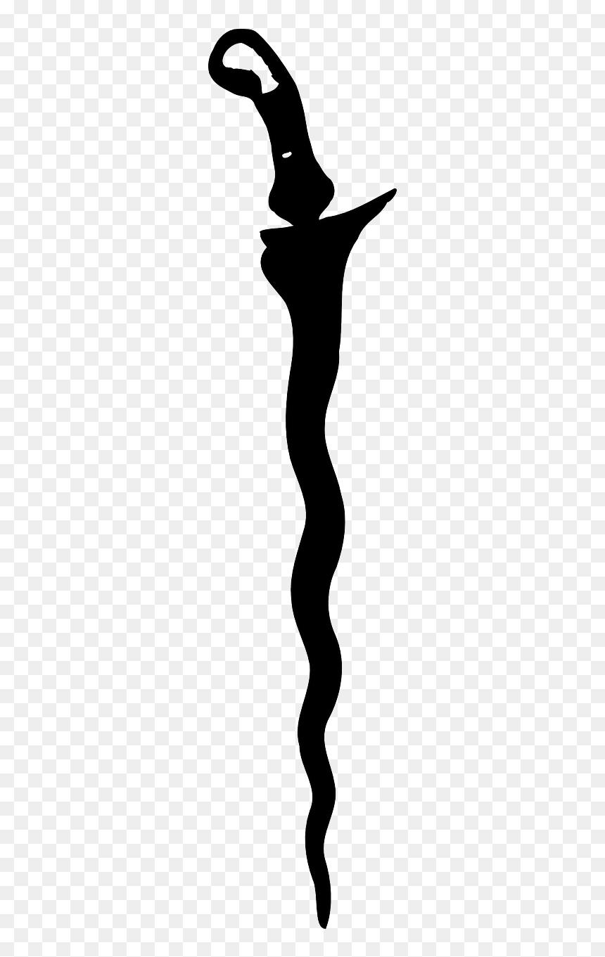 Silhouette, HD Png Download - knife vector png